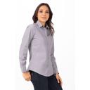 Chef Works Grey Medium Classic Fit Chambray Shirt for Women