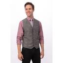 Chef Works Grey Extra Small Modern Fit Fairfax Vest for Men