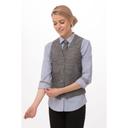 Chef Works Grey Medium Modern Fit Augustine Vest for Women