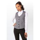 Chef Works Light Grey 3XL Formal Fit Bridge Vest for Women
