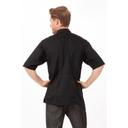 Chef Works Black Extra Large Classic Fit Valais V-Series Chef Coat for Unisex