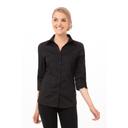 Chef Works Black Extra Large Slim Fit Finesse Shirt for Women