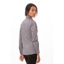 Chef Works Grey Medium Slim Fit Pilot Shirt for Women