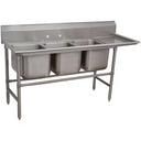 Spec-line 940 Series Stainless Steel Regaline Sink with 3 Compartment, Right Drain Board.Overall Length 119 inch.