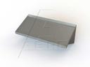 Aero 16 Gauge 304 Stainless Slanted Wall Shelf, 21 x 42 x 20 inch.
