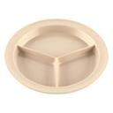 Sandstone GET Enterprises inc Supermel I Melamine 3 Compartment Plate, 9 inch -- 12 per case.