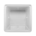 White GET Enterprises inc Melamine Square Salad Crock, 28 Ounce -- 12 per case