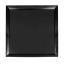 Black GET Enterprises inc Siciliano Melamine Square Display Plate, 23.88 inch -- 1 per case