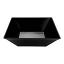 Black GET Enterprises inc Siciliano Melamine Square Bowl, 12.8 Quart -- 3 per case