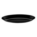 Black GET Enterprises inc Siciliano Melamine Oval Platter, 10.4 Quart -- 1 per case