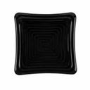 Black GET Enterprises inc Milano Melamine Square Plate, 7.25 inch -- 12 per case