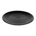 Black GET Enterprises inc Milano Melamine Round Plate, 10.25 inch -- 12 per case