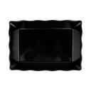 Black GET Enterprises inc Milano Melamine Rectangular Bowl/Tray, 13.75 x 9.5 inch -- 6 per case