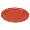 Rio Orange GET Enterprises inc Diamond Mardi Gras Melamine Round Narrow Rim Plate, 10.5 inch -- 12 per case.
