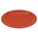 Rio Orange GET Enterprises inc Diamond Mardi Gras Melamine Round Narrow Rim Plate, 9 inch -- 24 per case.