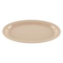Sandstone GET Enterprises inc Supermel I Melamine Oval Platter, 11.75 x 8.25 inch -- 24 per case.
