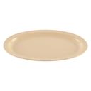 Tan GET Enterprises inc Supermel I Melamine Oval Platter, 11.75 x 8.25 inch -- 24 per case.