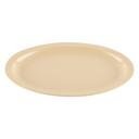 Tan GET Enterprises inc Supermel I Melamine Oval Platter, 13.25 x 9.75 inch -- 12 per case.