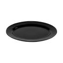 Black GET Enterprises inc Milano Melamine Oval Platter, 18 x 13.5 inch -- 12 per case