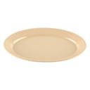 Tan GET Enterprises inc Supermel II Melamine Oval Platter, 24 x 8.5 inch -- 24 per case.