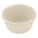 Ivory GET Enterprises inc Melamine Fluted Ramekin, 1.5 inch Deep -- 48 per case.