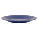 Peacock Blue GET Enterprises inc Diamond Mardi Gras Melamine Round Wide Rim Plate, 10.5 inch -- 12 per case.