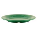 Rainforest Green GET Enterprises inc Diamond Mardi Gras Melamine Round Wide Rim Plate, 6.5 inch -- 48 per case.