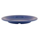 Peacock Blue GET Enterprises inc Diamond Mardi Gras Melamine Round Wide Rim Plate, 6.5 inch -- 48 per case.