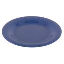 Peacock Blue GET Enterprises inc Diamond Mardi Gras Melamine Round Wide Rim Plate, 6.5 inch -- 48 per case.