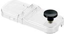 Server Products Plastic Clear Hinged Assembly Lid for Slim Fountain Jar