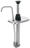 Server Stainless Steel 1.25 Ounce Fountain Condiment Jar Pump, 3.5 Quart Capacity