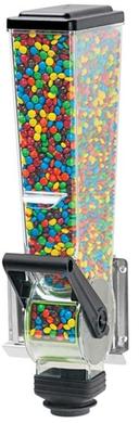 Server SlimLine Single Dry Food and Candy Dispenser with Bracket, 2 Liter