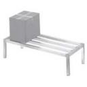 Channel Manufacturing Aluminum Promo Series Tubular Style Dunnage Rack, 24 x 24 x 12 inch.