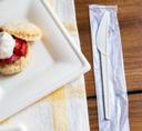 Kitch 24/7 Compostable Individual Wrap White Knives -- 1000 per case