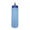 Vollrath 4924CJ-44 Traex Blue Wide Mouth Squeeze Dispenser Replacement Bottle