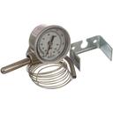 American Dish Service ADS299-1004 Rear Palnut Mount 100-220 F Temperature Gauge