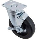 Frymaster FRY8100357 Swivel Plate Caster with Brake, 5 inch Dia.