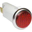 Piper Products Red 250V Signal Light Fits 1/2 inch Hole for Piper Products Part Number 705160