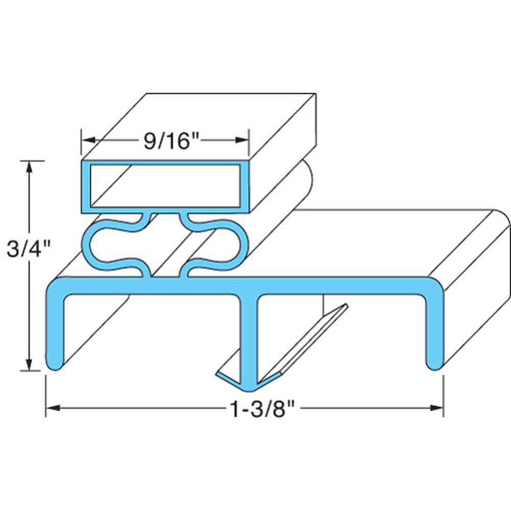 Victory VIC50600803 Door Gasket, 25 inch x 58 inch