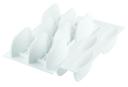 Silikomart CurveFlex Silicone 8 Cavities Vela Mold, 3.9 inch Length x 1.2 inch Width x 2.2 inch Height