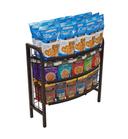 Mobile Merchandisers Matte Black 3-Shelf Radius Display