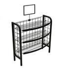 Mobile Merchandisers Matte Black 3-Shelf Radius Display