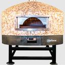 Univex Round Top 3 Phase 208 Volt Rotating Deck Stone Hearth Dome Pizza Oven, Fourteen 12 inch Pizza Capacity