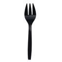 Northwest Enterprises Party Essentials Black Serving Fork, 9 inch -- 100 per case