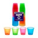 Northwest Enterprises Party Essentials Assorted Neon Shot Glass, 1 Ounce Capacity -- 1000 per case