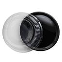 Northwest Enterprises Party Essentials 18 inch Black Tray with Lid -- 12 set per case