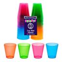 Northwest Enterprises Party Essentials Assorted Neon Shot Glass, 2 Ounce Capacity -- 800 per case