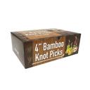 Northwest Enterprises Party Essentials Bamboo Knot Pick, 4 inch -- 1000 per case