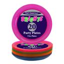 Northwest Enterprises Party Essentials Assorted Neon Plate, 9 inch -- 240 per case