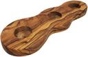 Anytime Bar Supplies Olive Wood Tea Light with Candle Holder, 11 inch